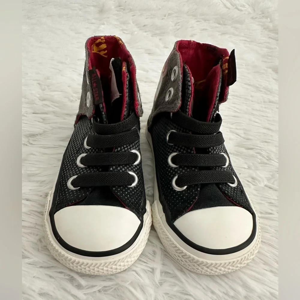 Converse DC superman toddler hi top shoes sz‎ 4